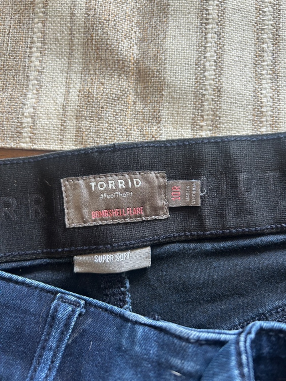 torrid Dark Indigo Flare Jeans - bombshell flare - Picture 2 of 16